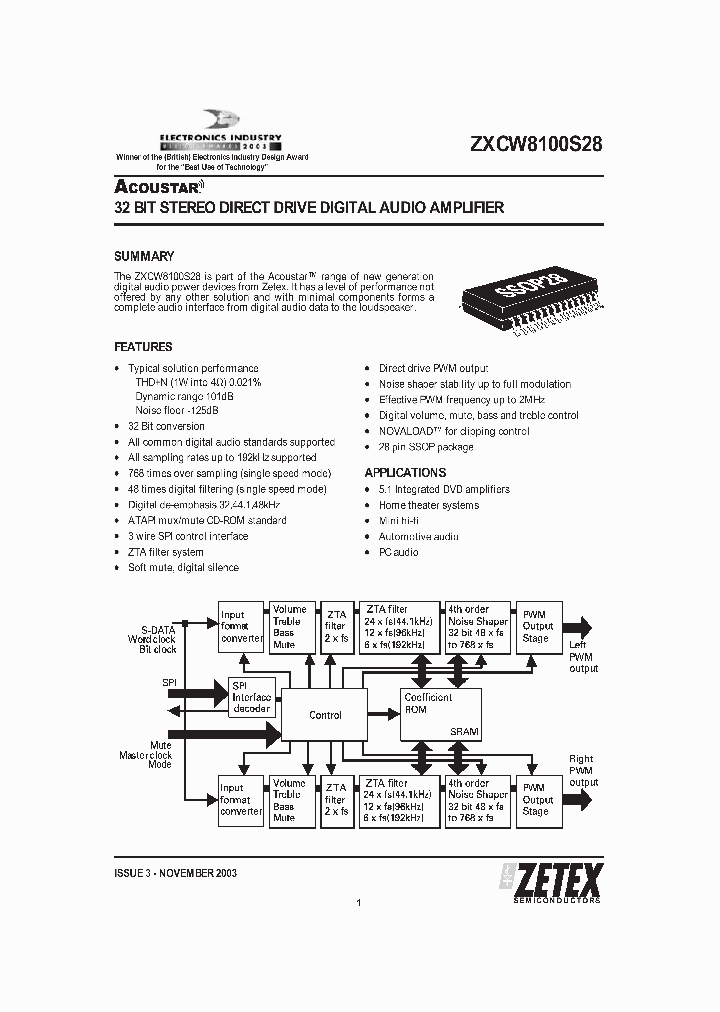 ZXCW8100_41375.PDF Datasheet