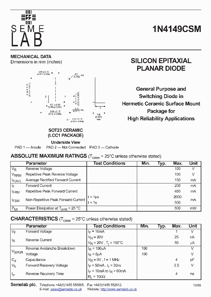 1N4149CSM_273217.PDF Datasheet