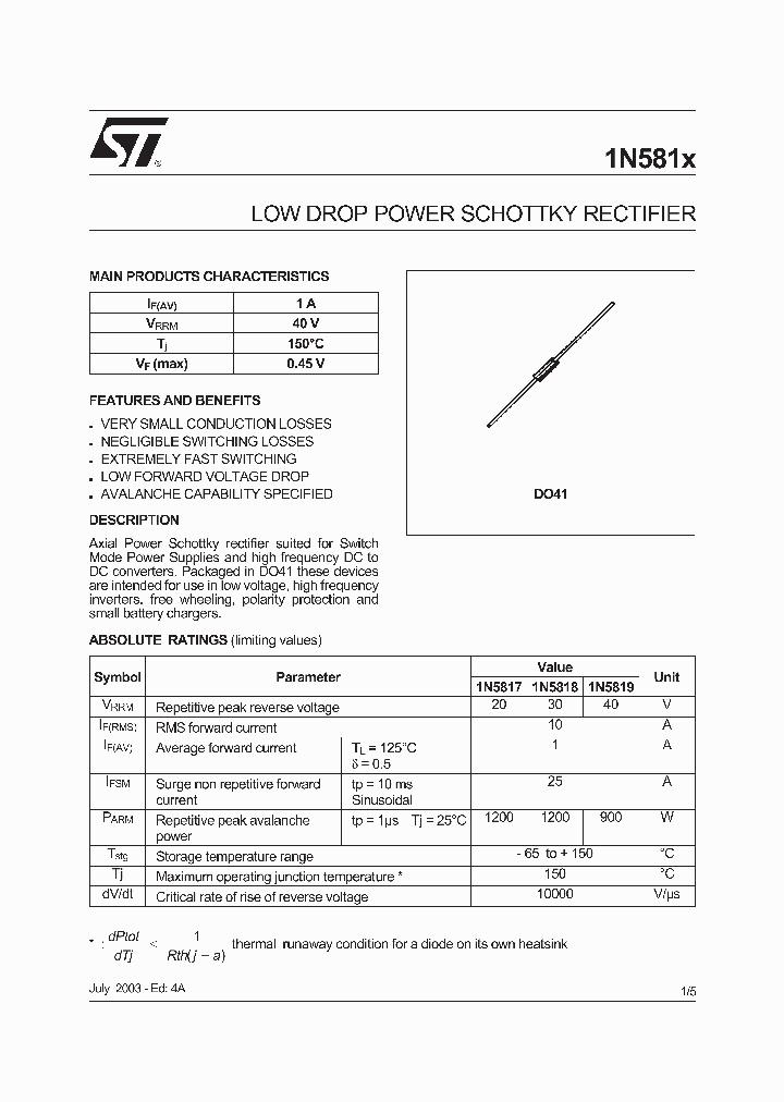 1N5817RL_255404.PDF Datasheet