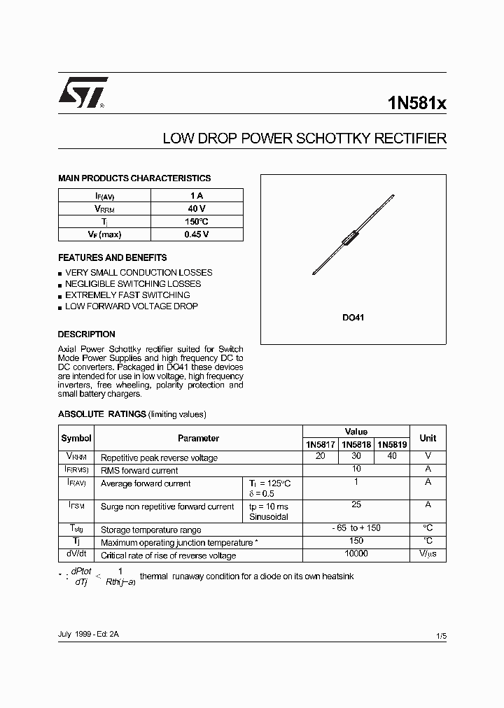 1N581X_276703.PDF Datasheet