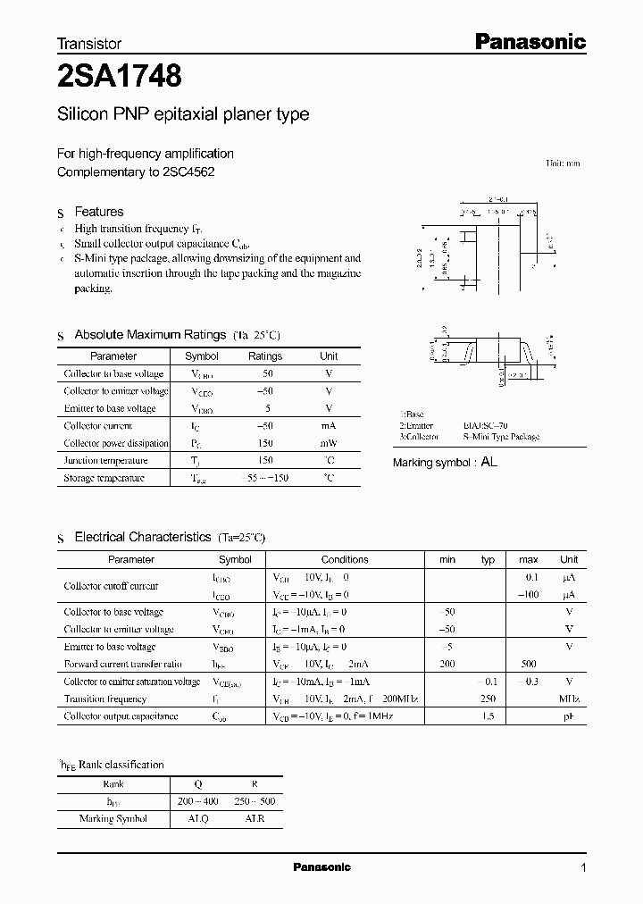 2SA1748_275751.PDF Datasheet