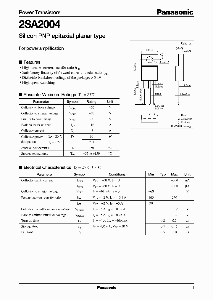 2SA2004_288091.PDF Datasheet