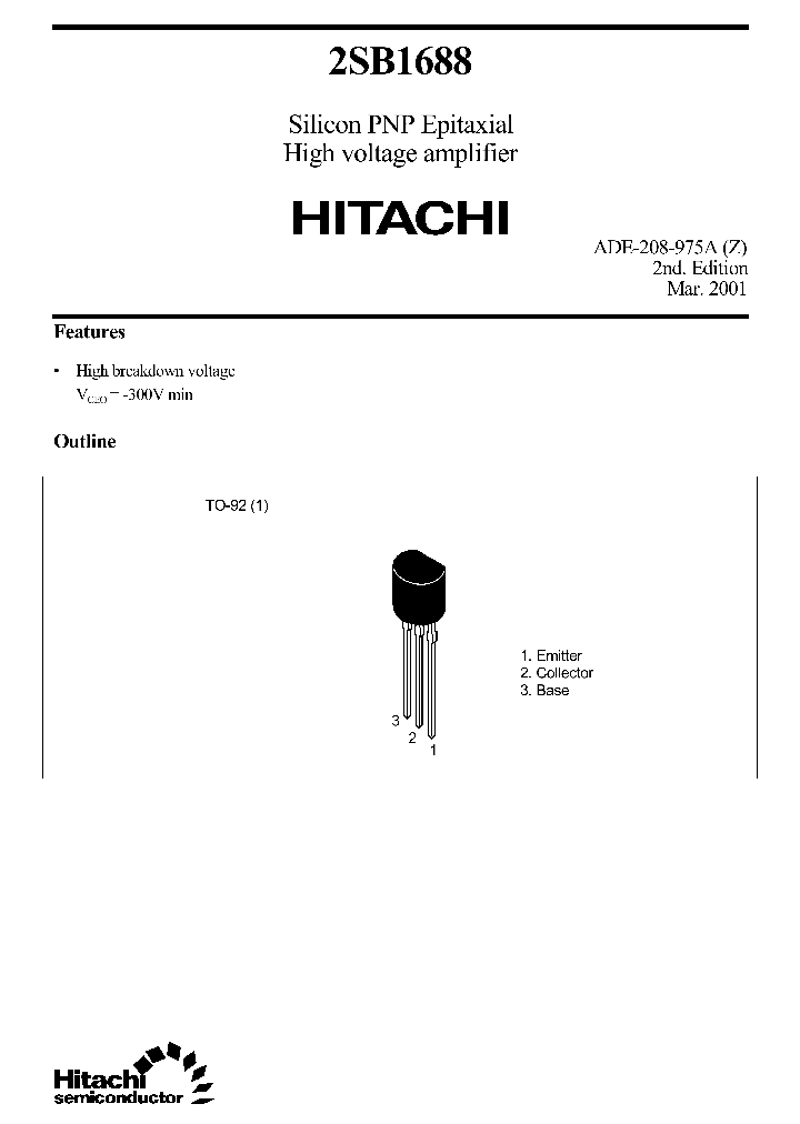 2SB1688_300685.PDF Datasheet