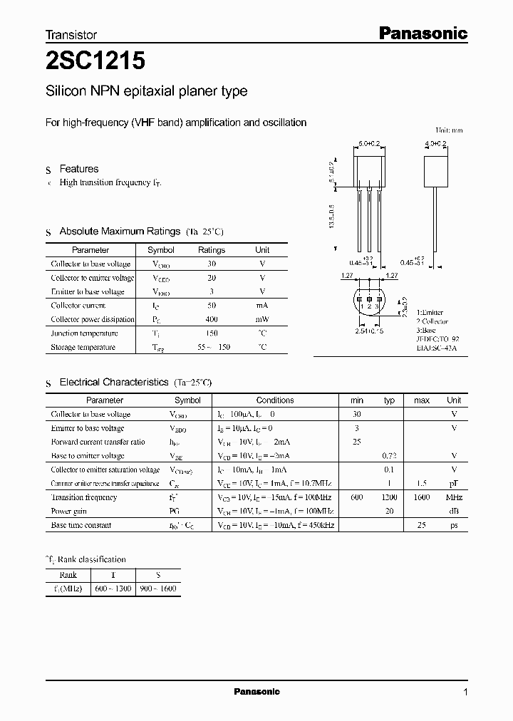 2SC1215_279323.PDF Datasheet