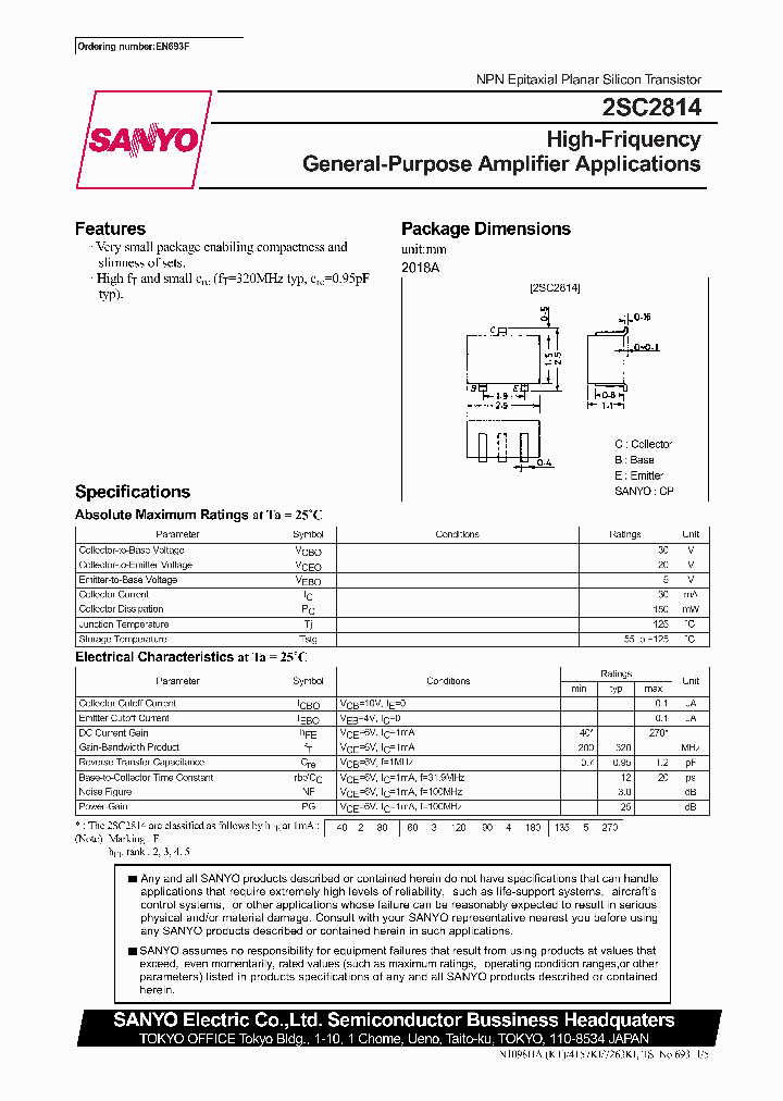 2SC2814_268564.PDF Datasheet