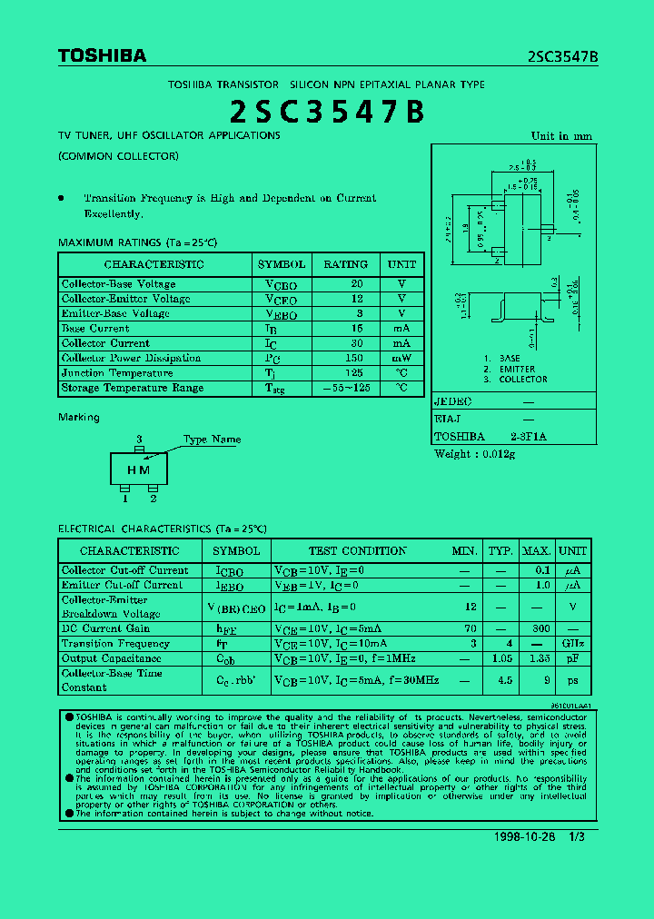2SC3547B_278382.PDF Datasheet