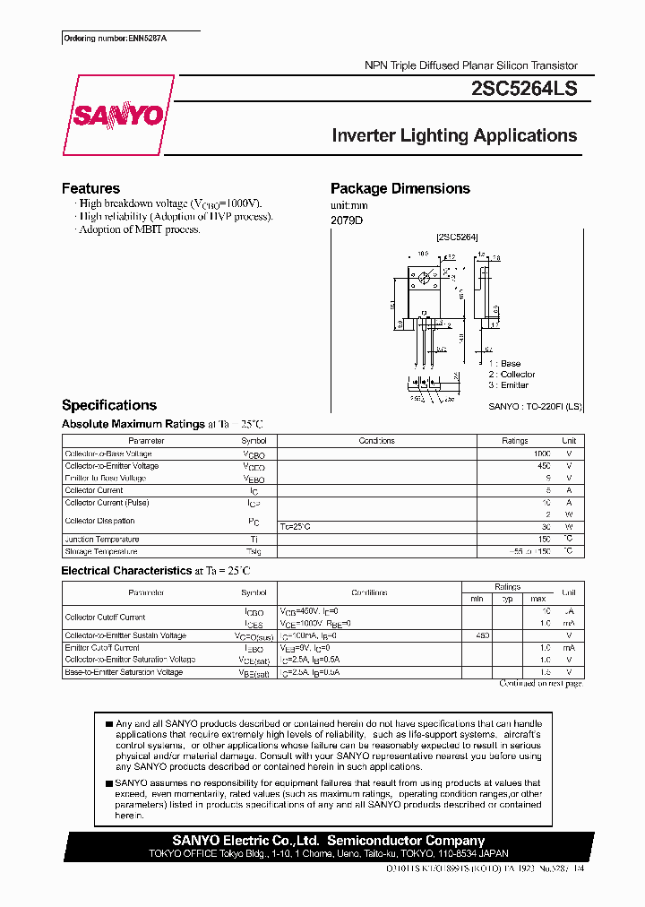 2SC5264LS_282073.PDF Datasheet