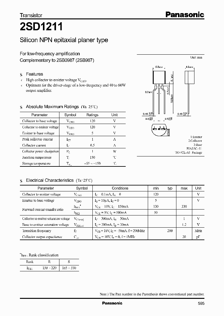 2SD1211_288797.PDF Datasheet