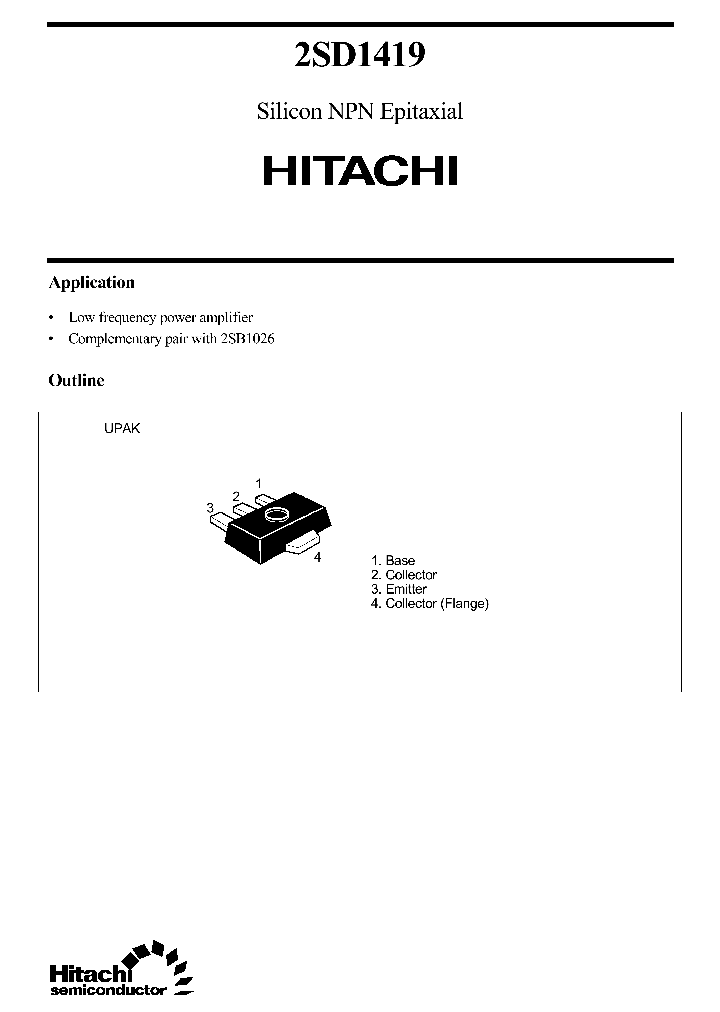 2SD1419_304720.PDF Datasheet
