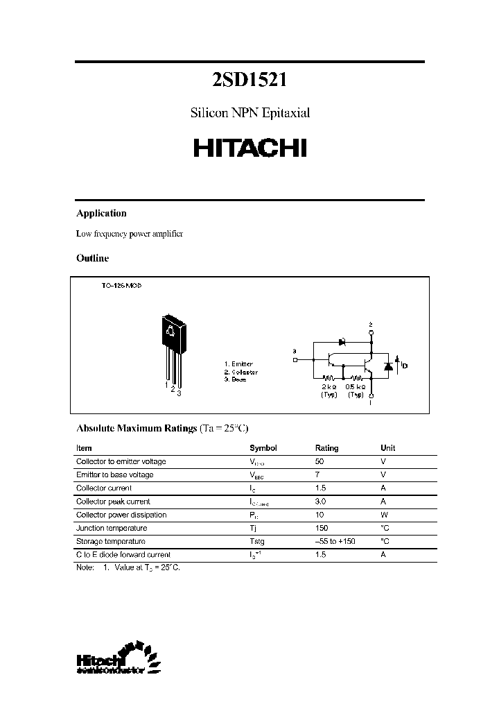 2SD1521_277800.PDF Datasheet