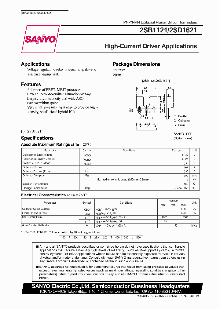 2SB1121_279879.PDF Datasheet