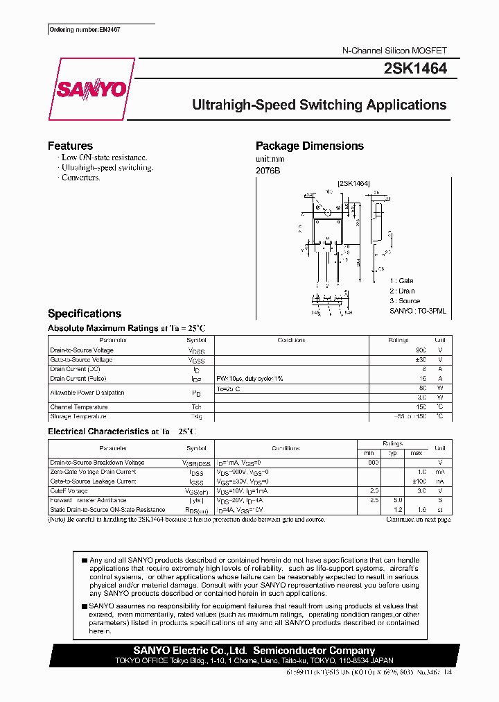 2SK1464_291536.PDF Datasheet