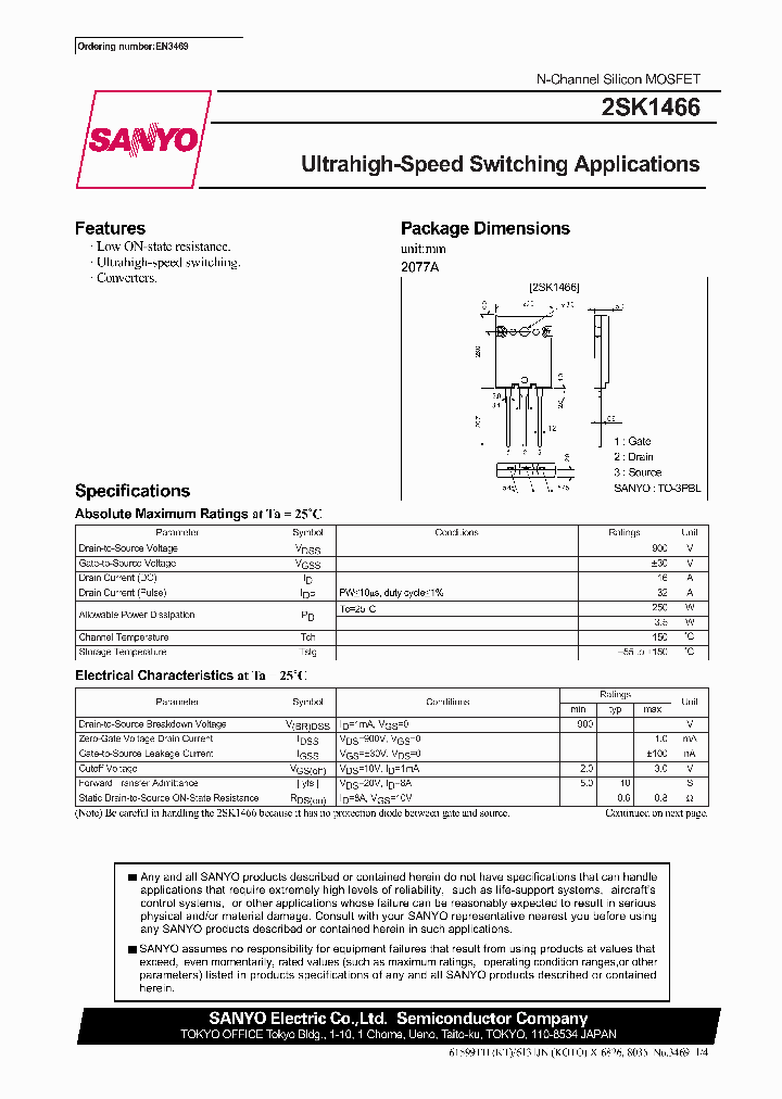 2SK1466_295066.PDF Datasheet