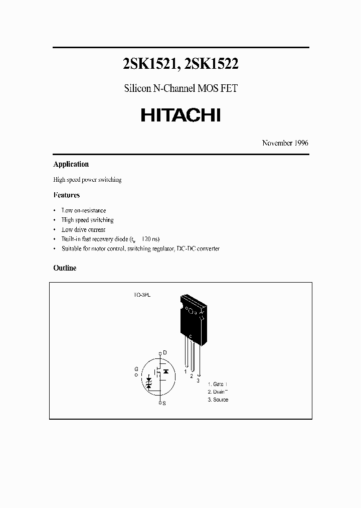 2SK1521_277799.PDF Datasheet