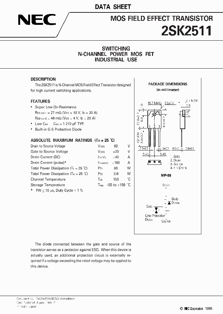 2SK2511_283010.PDF Datasheet