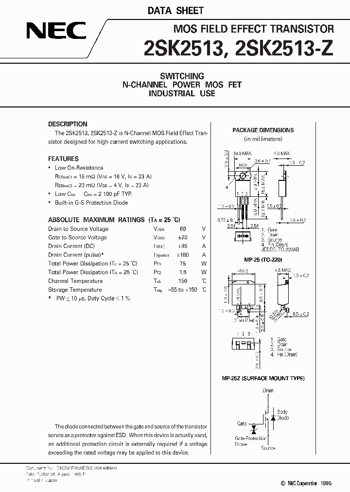 2SK2513-Z_283011.PDF Datasheet