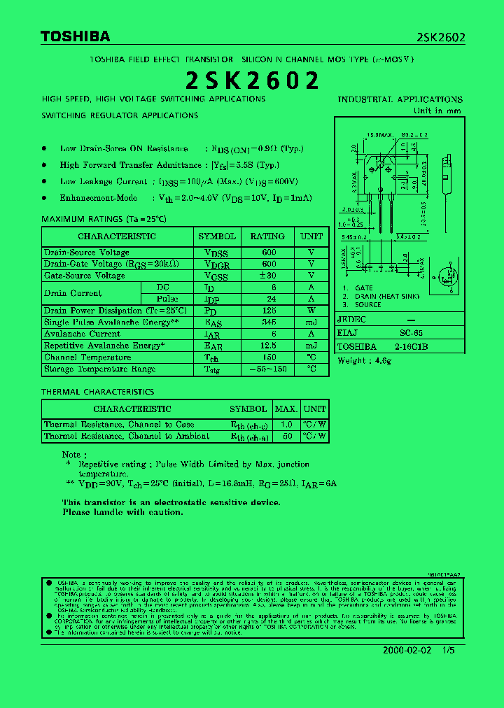 2SK2602_299114.PDF Datasheet