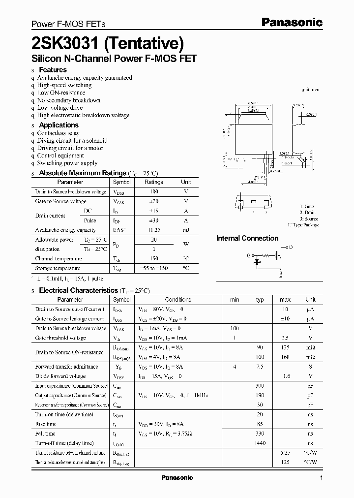 2SK3031_263248.PDF Datasheet