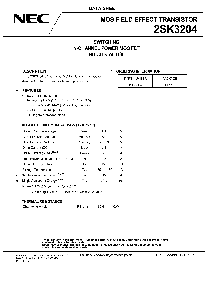 2SK3204_280182.PDF Datasheet