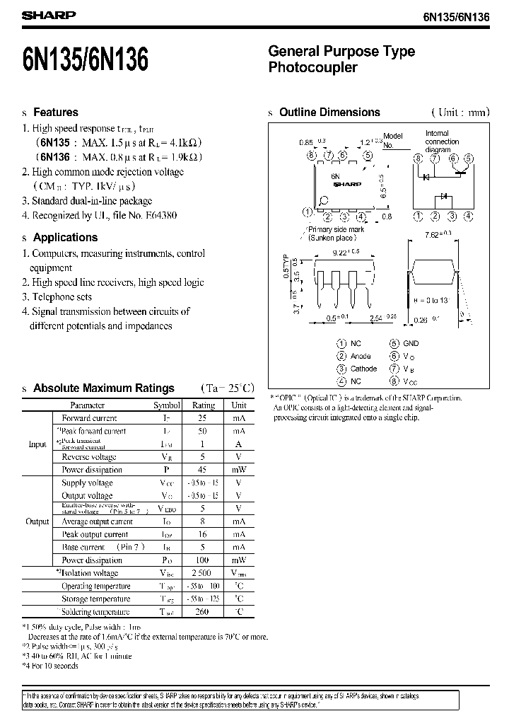 6N136_262903.PDF Datasheet