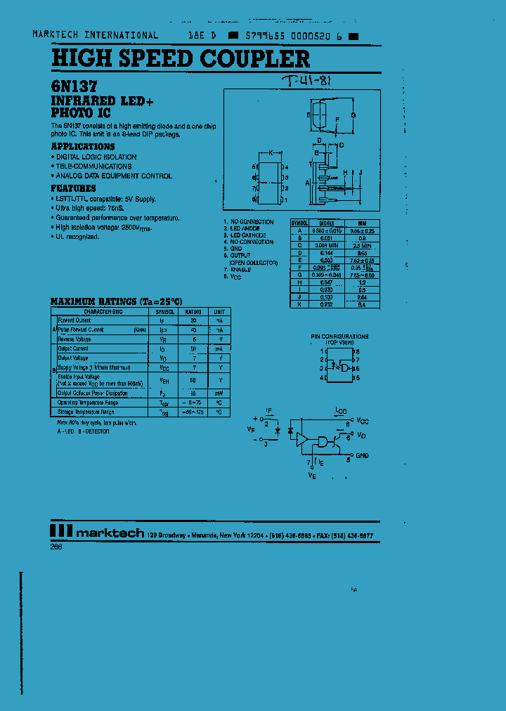 6N137_262828.PDF Datasheet