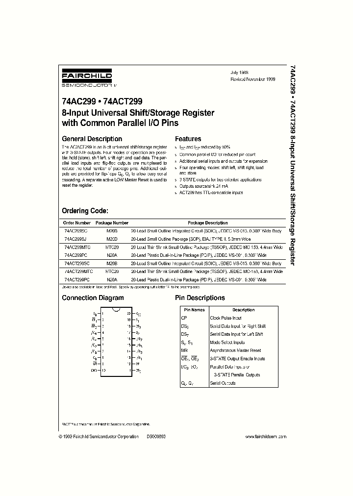 74AC299_281515.PDF Datasheet