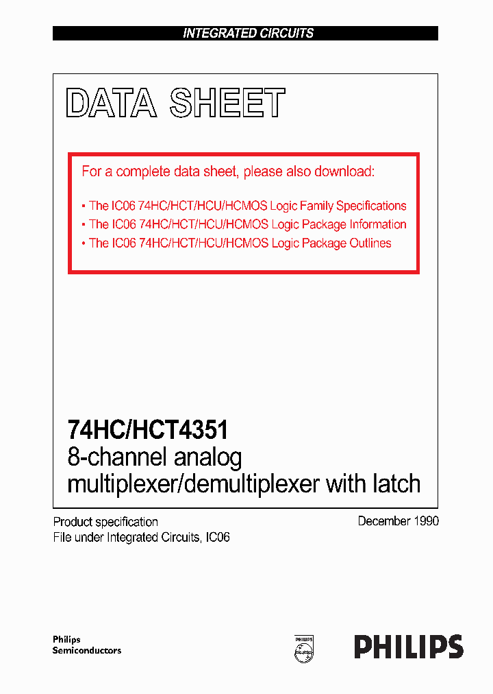 74HCHCT4351_298503.PDF Datasheet
