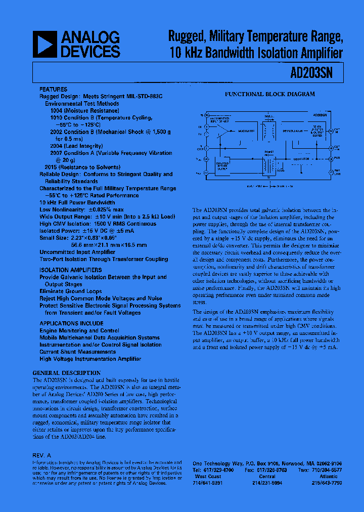 AD203SN_255444.PDF Datasheet