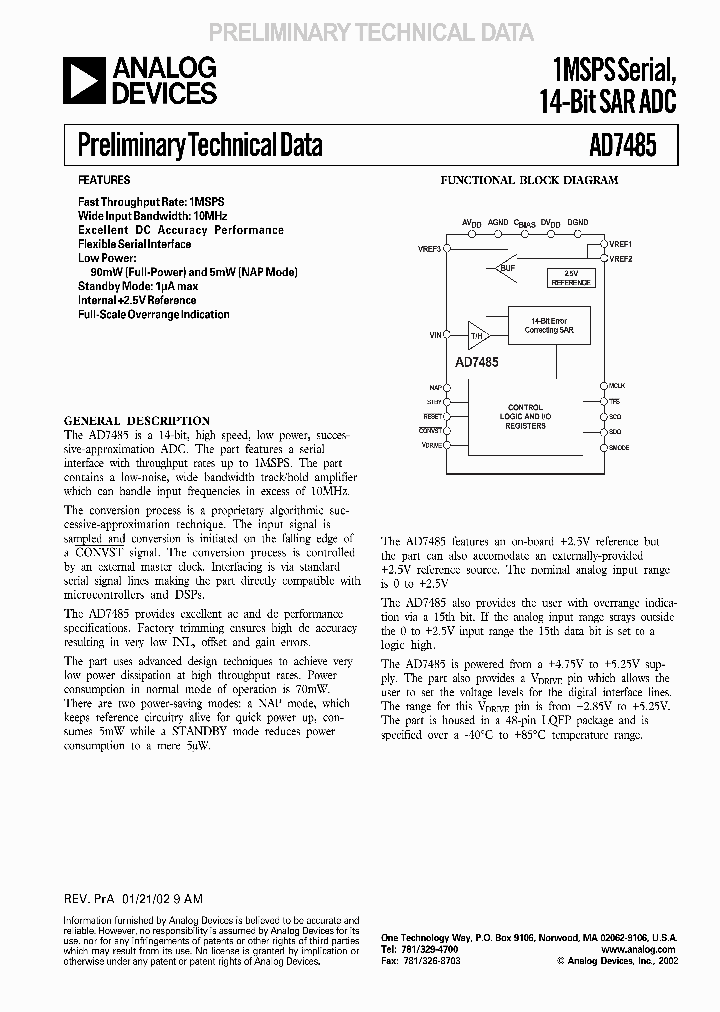 AD7485_283151.PDF Datasheet