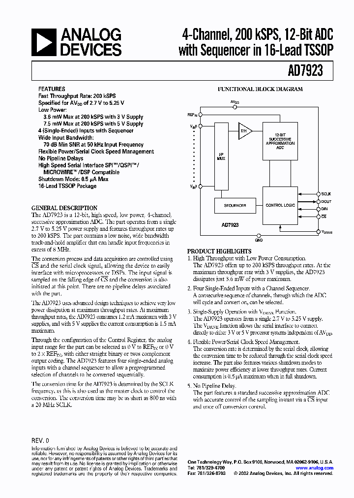 AD7923BRU_267557.PDF Datasheet