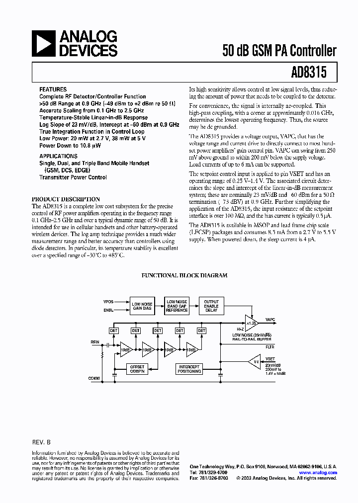 AD8315ACP_241704.PDF Datasheet