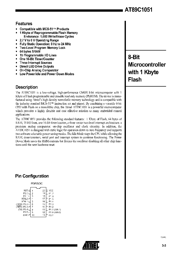 AT89C1051_282567.PDF Datasheet