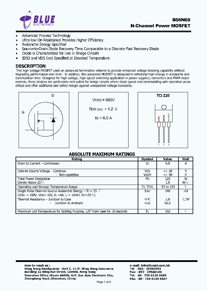 B06N60_287497.PDF Datasheet