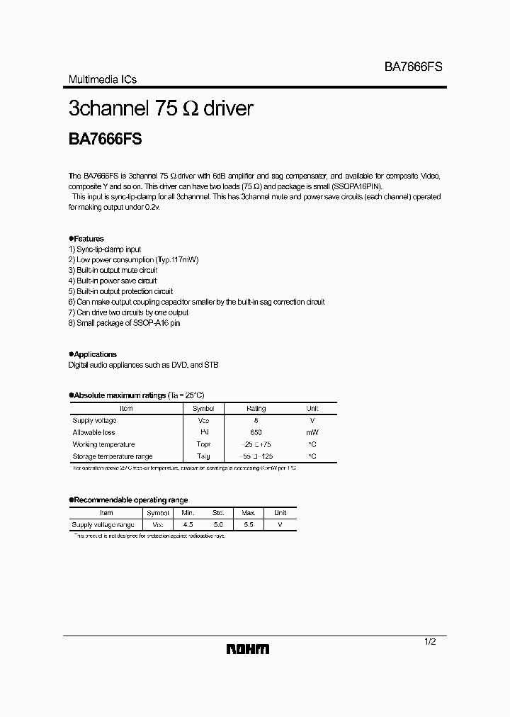 BA7666FS_283410.PDF Datasheet