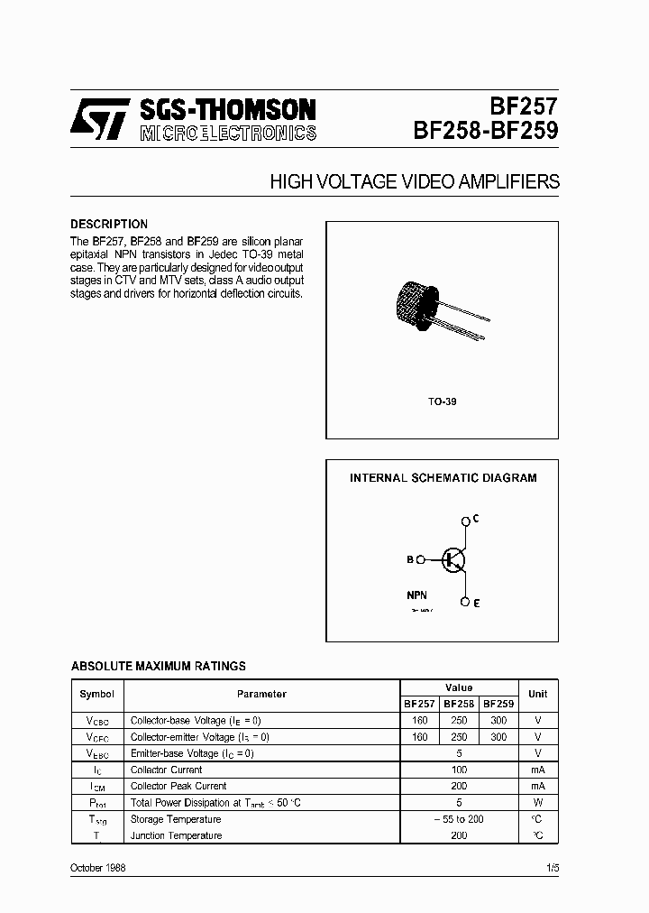 BF258_203684.PDF Datasheet