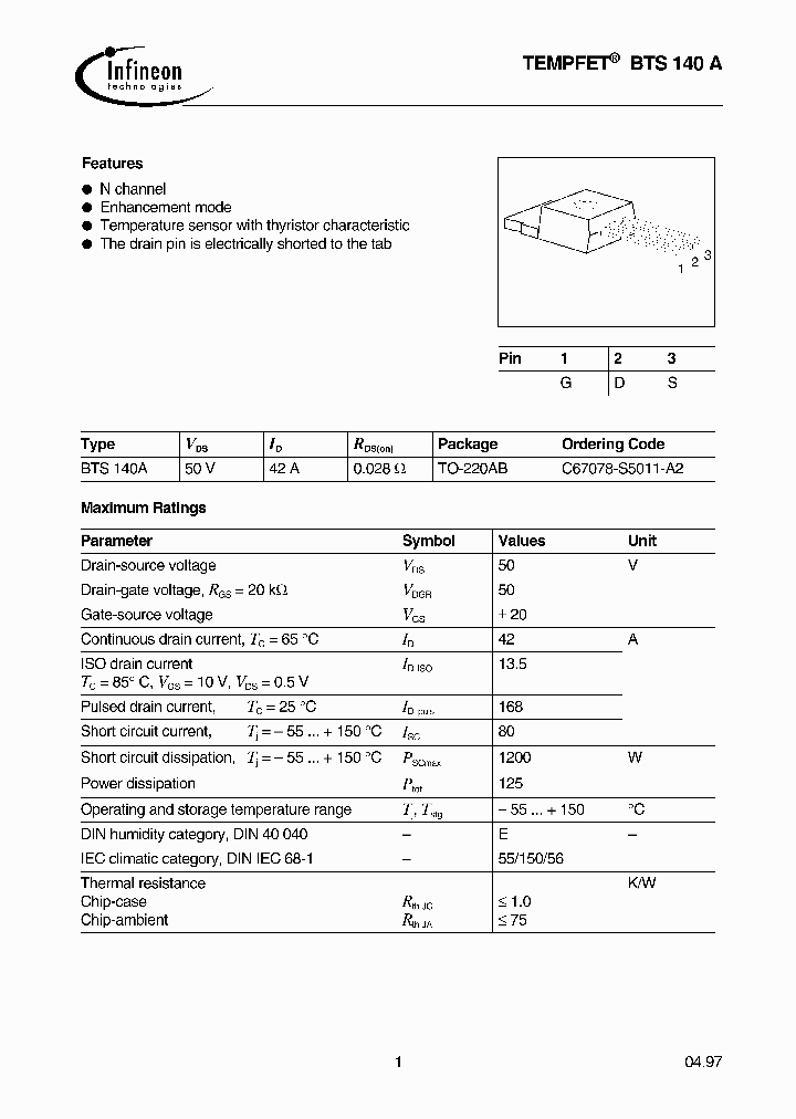 BTS140_250108.PDF Datasheet