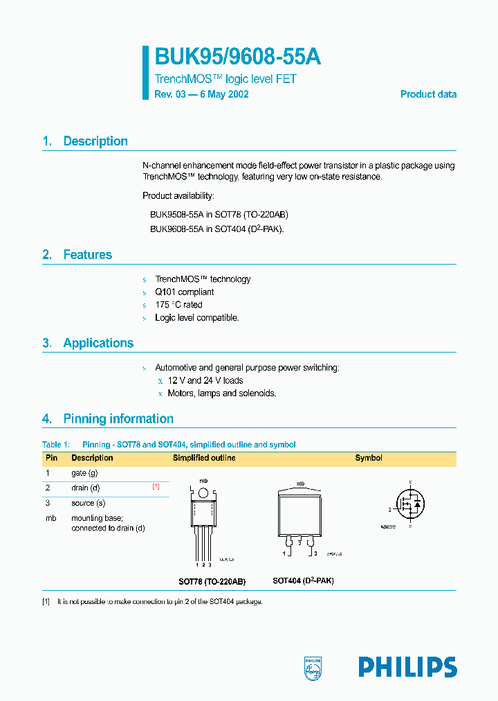 BUK9508-55A_289865.PDF Datasheet