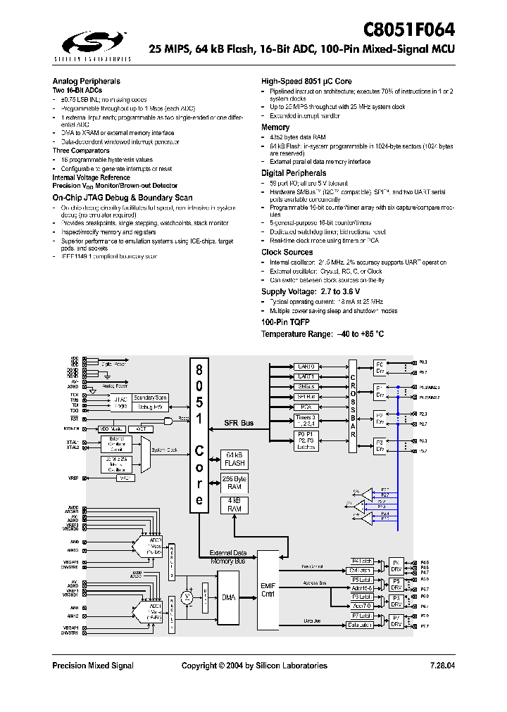 C8051F064_302596.PDF Datasheet