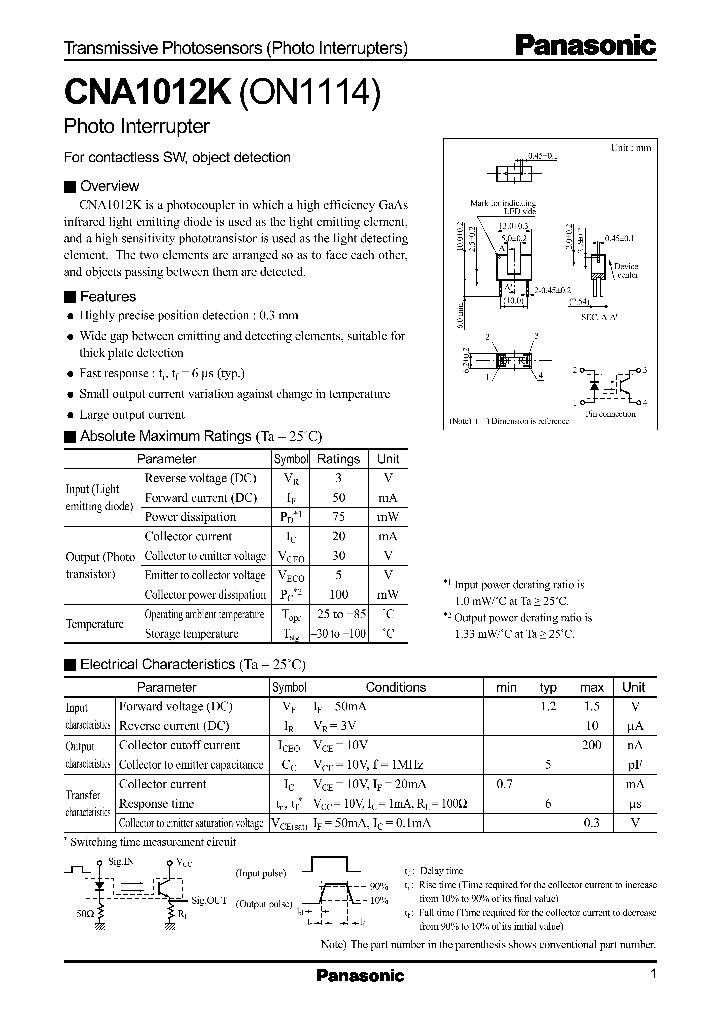 CNA1012K_279155.PDF Datasheet