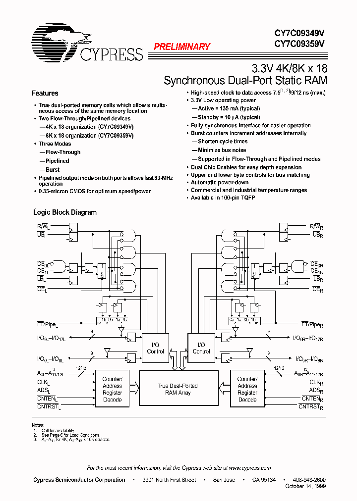 CY7C09359V_275501.PDF Datasheet