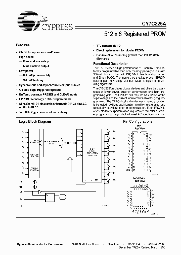 CY7C225A_263610.PDF Datasheet