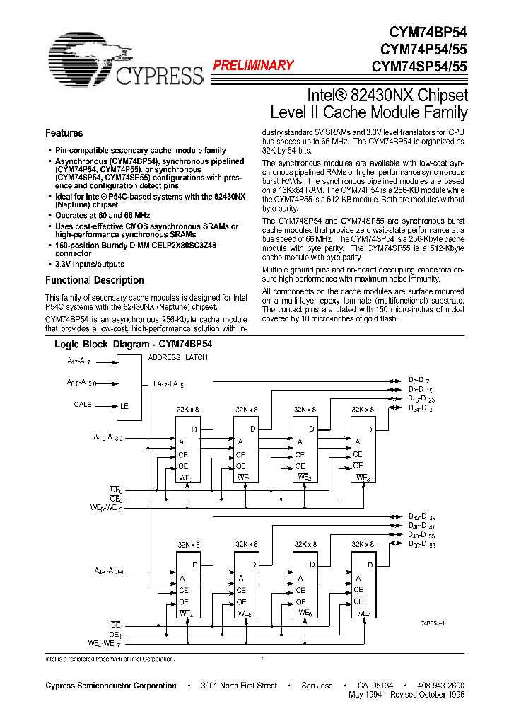 CYM74BP54_269398.PDF Datasheet