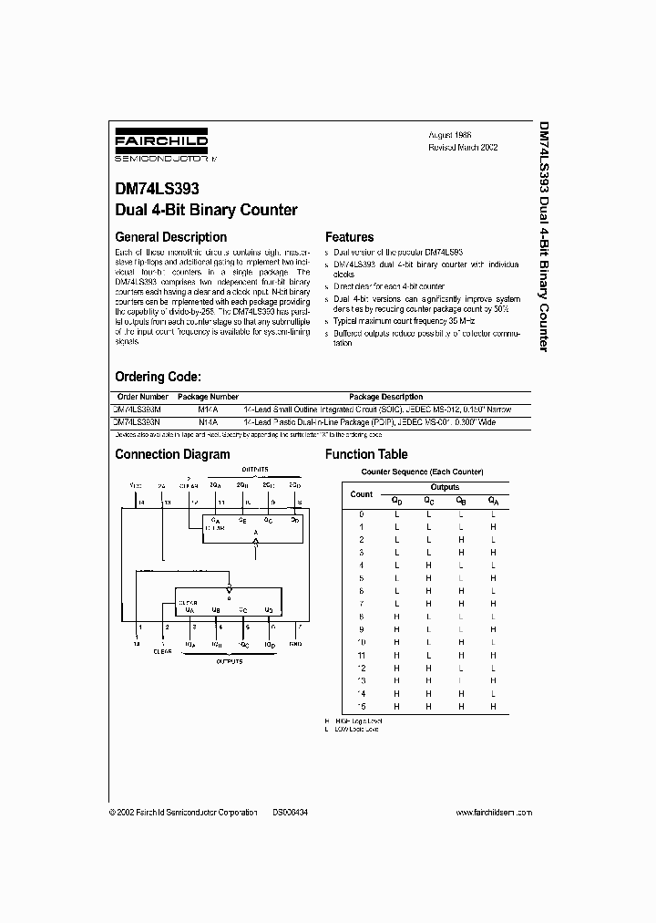 DM74LS393_277333.PDF Datasheet