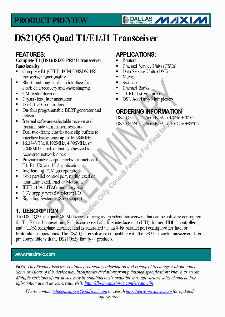 DS21Q55_275533.PDF Datasheet