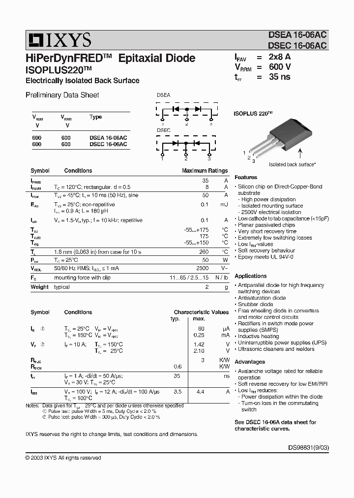 DSEA16-06A_304443.PDF Datasheet