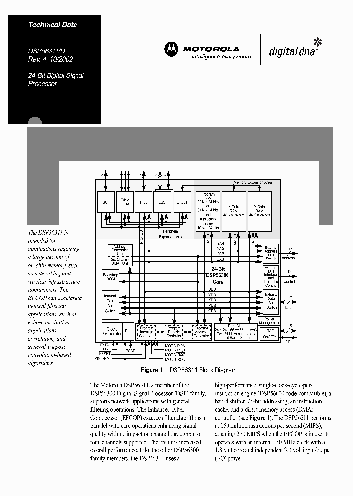 DSP56311D_281787.PDF Datasheet