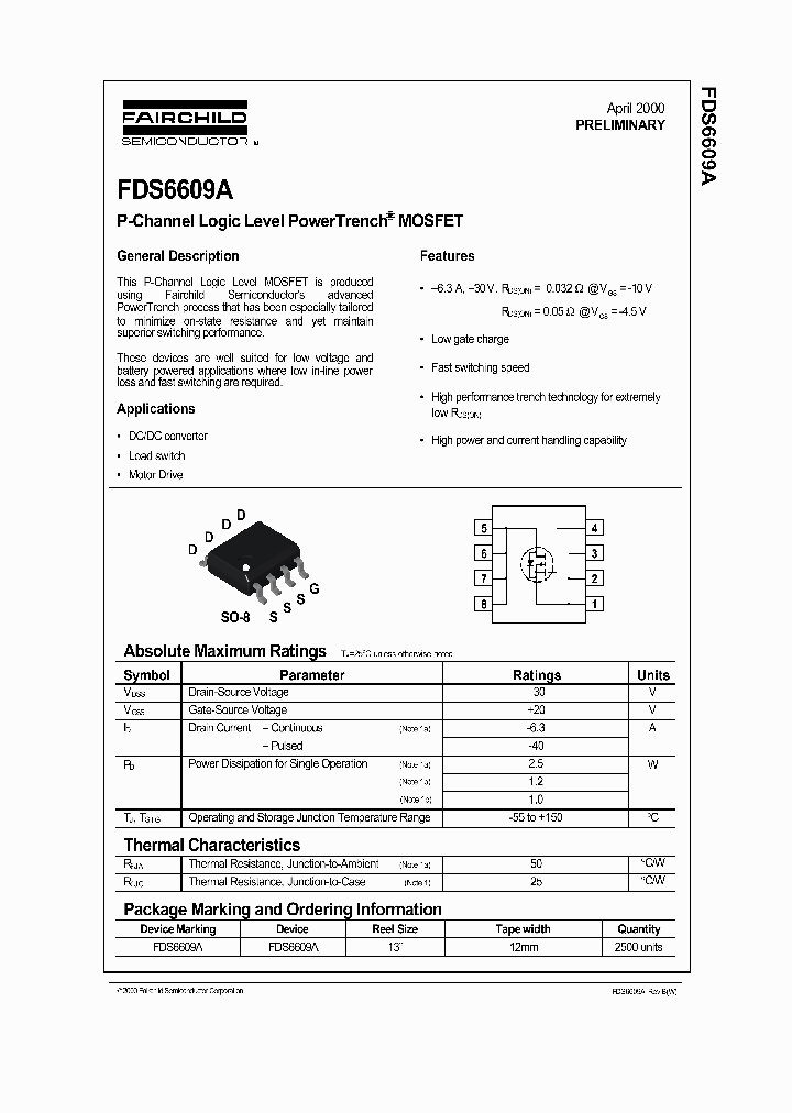 FDS6609A_275807.PDF Datasheet