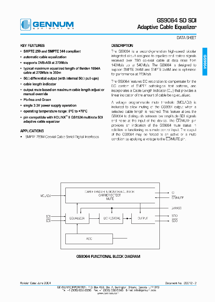 GS9064_300405.PDF Datasheet