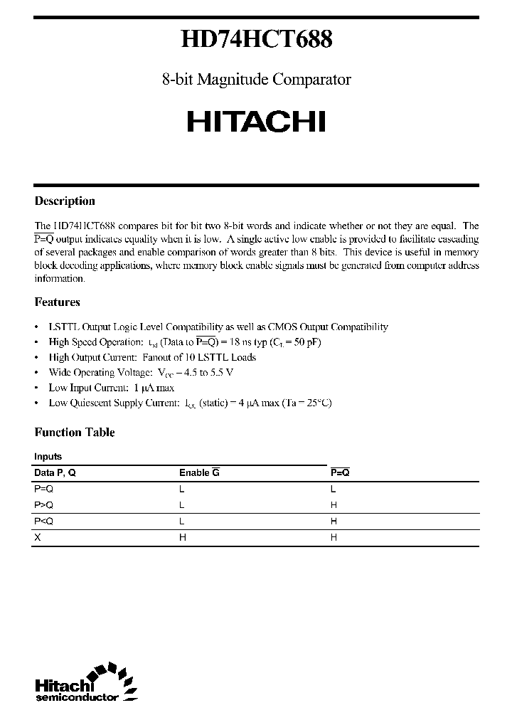 HD74HCT688_242980.PDF Datasheet