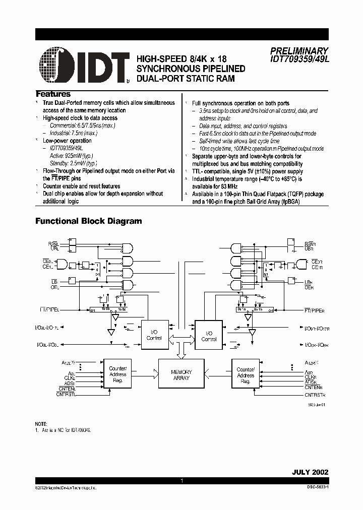 IDT709349L_235086.PDF Datasheet